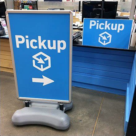 But if you want to be sure if your closest lowes store is open, you may check their official website, www.lowesfoods.com. Online Pickup Counter Floor Sign At Lowes - Fixtures Close Up