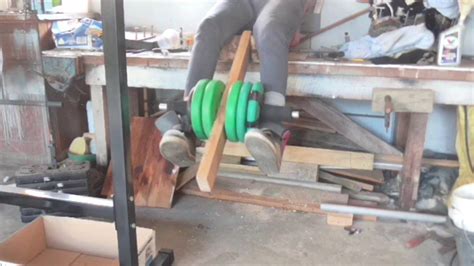 Meet the steelflex pllp leg press machine: Using My Homemade Leg Extension Machine - YouTube