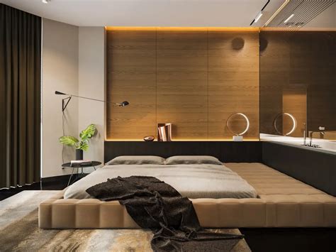 Contemporary Wooden Wall Panels For The Bedroom Dsigners