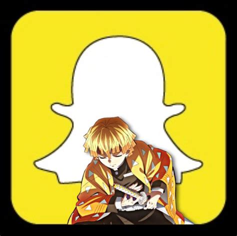 Zenitsu Demon Slayer Snapchat App Icon In 2020 App Icon Icon Anime