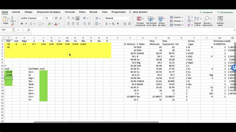 Hoja De Excel Para Elaborar Soluciones Nutritivas A Partir De Cualquier