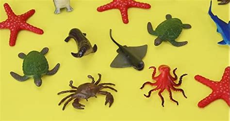 Sea Creature Toys Volnau 9pcs Pacific Ocean Animal