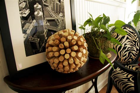 How To Make A Decorative Cork Ball All Put Together
