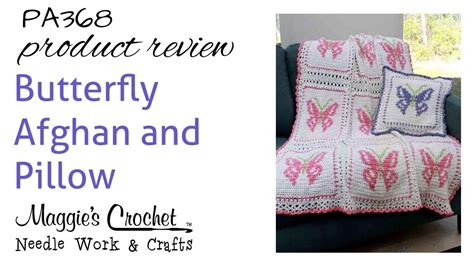 Butterfly Afghan And Pillow Pa368 Baby Crochet Patterns Free Crochet