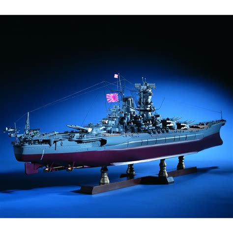 Battleship Yamato 1250 Model Ship Full Kit Modelspace
