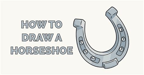 How To Draw A Horseshoe Really Easy Drawing Tutorial