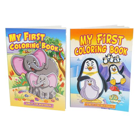 Wholesale 128 Page My First Coloring Book Assorted Dollardays