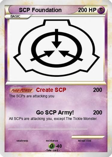 Pokémon Scp Foundation 6 6 Create Scp My Pokemon Card
