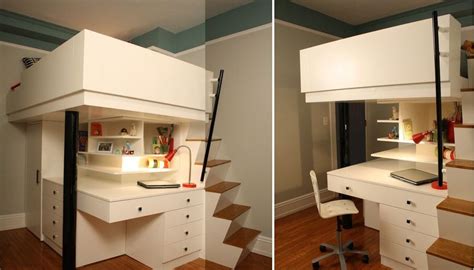 Mixing Work With Pleasure Loft Beds With Desks Underneath Bunk Bed