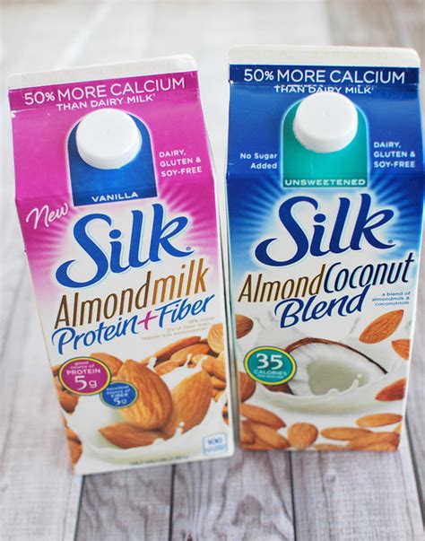 Silk Almond Milk Protein Plus Fiber Nutrition Nutrition Ftempo