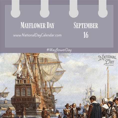 Mayflower Day September 16 May Flowers September Activities