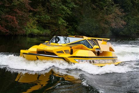The Amphibious Dobbertin Hydrocar A 1 Million Dollar 762 Hp Boatcar