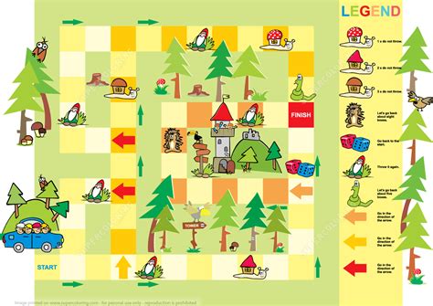 adventure board game printable template free printable papercraft