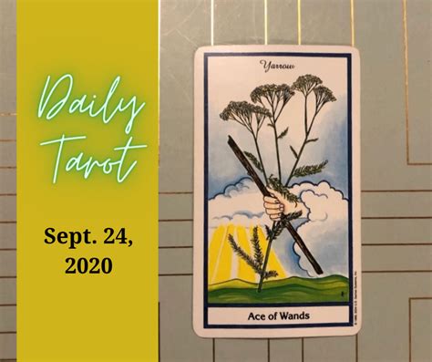 Daily Tarot Sept 24 2020 Sandy Toe Tarot