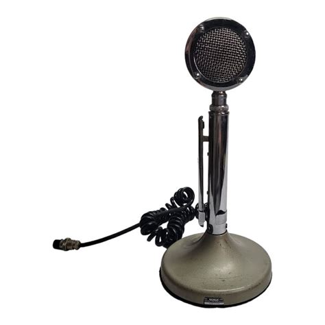 Vintage Astatic D 104 Lollipop Microphone T Ug8 Stand Cb Ham Etsy In