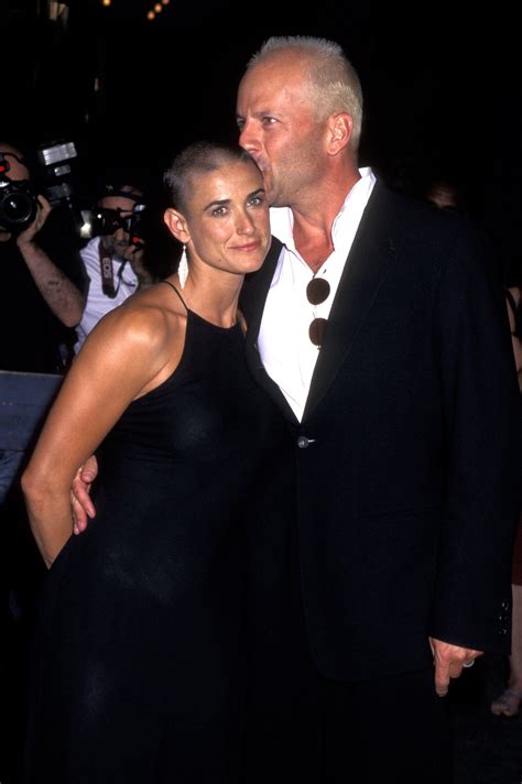 vogue takes a look back over the iconic style of bruce willis and demi moore the emblematic