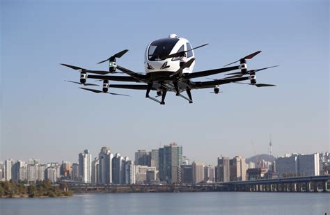 Drone Taxi Flies Over Seoul In First Test Flight