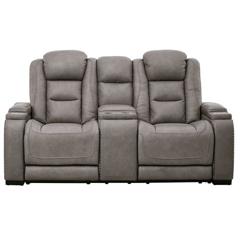 Signature Design By Ashley The Man Den Contemporary Power Reclining