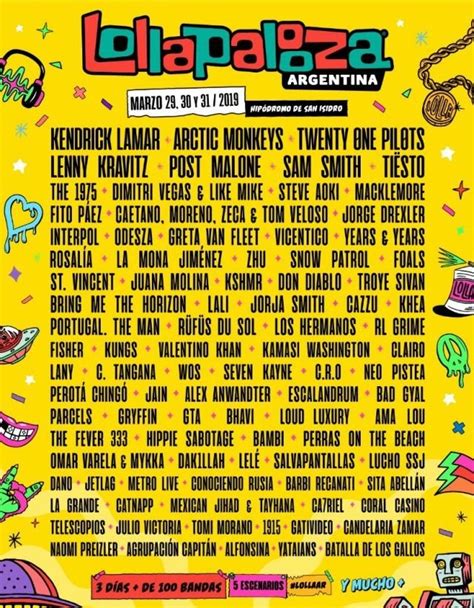 What is the security screening & entry policy at lollapalooza? Lollapalooza Chile 2019 Pase 3 Días - $ 320.000 en Mercado ...