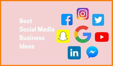 Best Social Media Business Ideas Start Engaging People