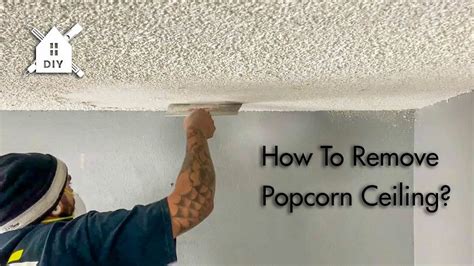 How To Remove A Popcorn Ceiling And Change Into A Smooth Ceiling