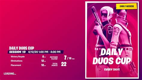 Fortnite Battle Royale Live Daily Duos Cup Youtube