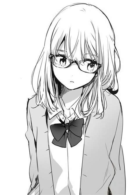 Monochrome Anime Glasses Tumblr