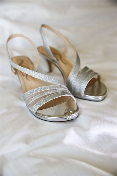 Silver Wedding Shoes Are A Popular Choice Because They Match Well With