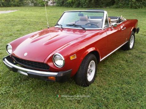 1976 Fiat 124 Spider Top Gear Hot Cars Supercars Roxtune