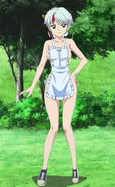 Rule 34 1girls Apron Feudal Japan Higurashi Towa Inuyasha Maid Nude