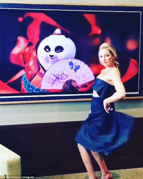 Kate Hudson Shows Off Her Best Dance Moves During Kung Fu Panda 3 Press