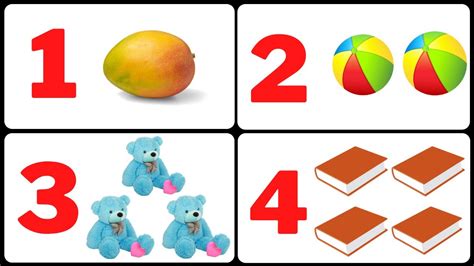 Learn 1 To 10 Numbers With Objects 123 Number Names 1234 Counting