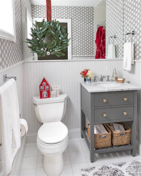 25 Christmas Decor For Bathroom Ideas For A Cozy And Festive Home Spa