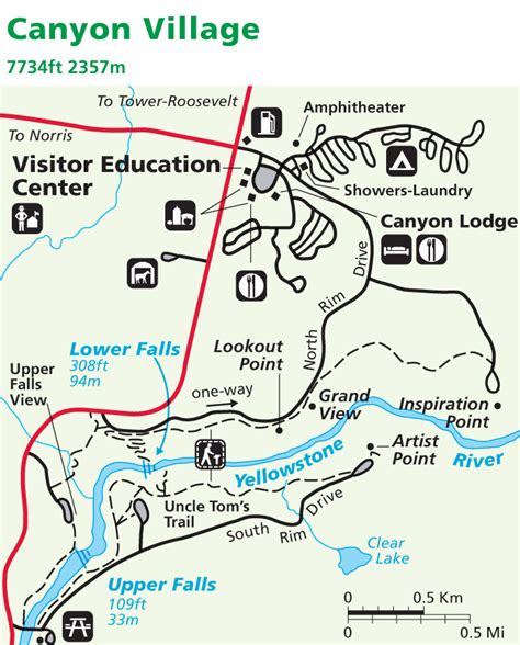 Yellowstone National Park Rv Campgrounds Map London Top Attractions Map