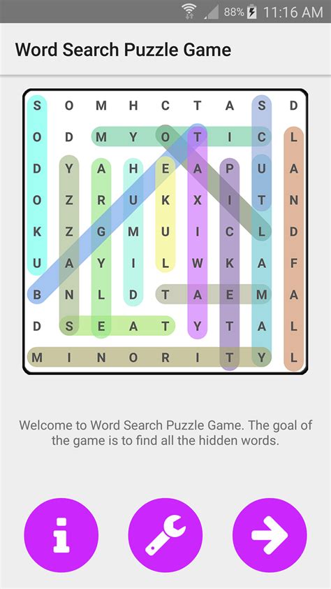 Word Search Puzzle Game Au Appstore For Android