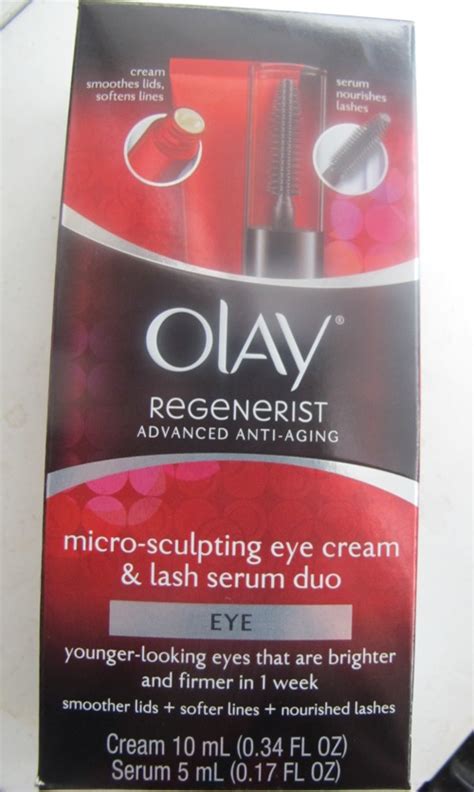 Olay Regenerist Eye Cream And Lash Serum Duo Road Test Day 1 Beauty