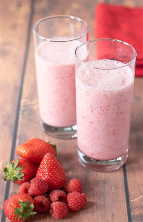 Strawberry And Raspberry Smoothie Neils Healthy Meals