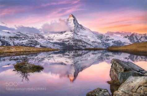 Matterhorn Sunrise Reflects Stellisee Switzerland 1600x1050 By Daniel