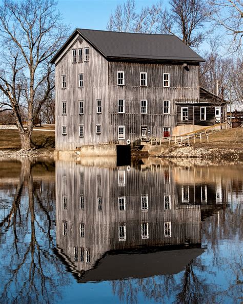 Stockdale Mill Roann Indiana Historic Grist Mill Wabash Etsy