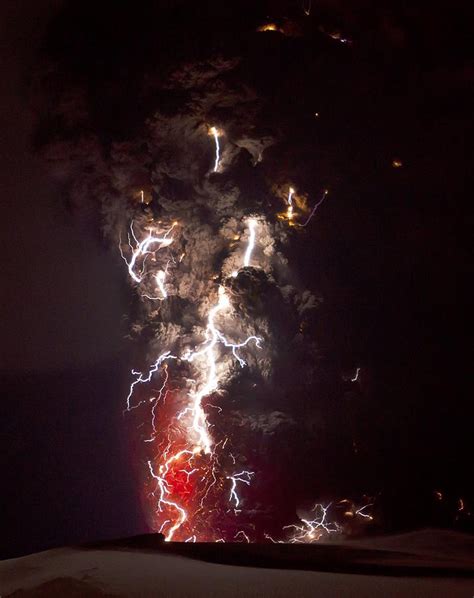 Volcanic Lightning Iceland April 2010 Photograph By Olivier Vandeginste