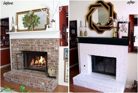 Brick Fireplace Renovation Before And After I Am Chris