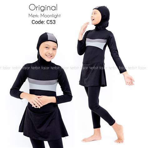 Jual 8 12 Th Baju Renang Muslimah Anak Tanggung Baju Renang Anak