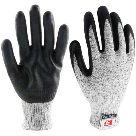 Nitrile Coated Cut Resistant Glove Se6103 Pan Taiwan Enterprise Co