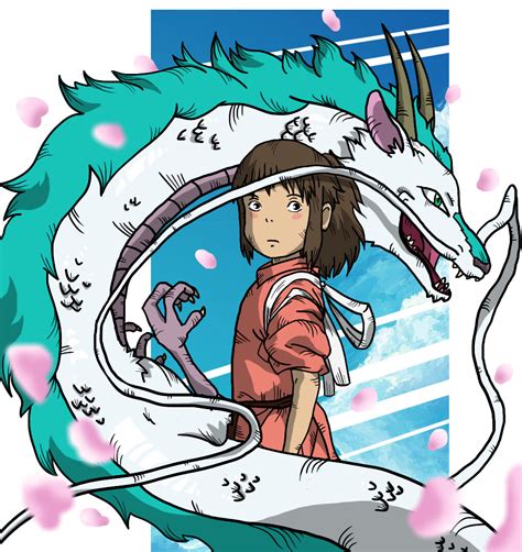 Spirited Away Poster Anime Studio Ghibli Art Print