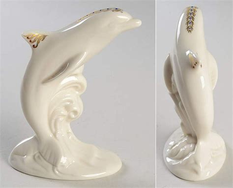 China Jewels Figurines Dolphin Head Up No Box By Lenox Jewels