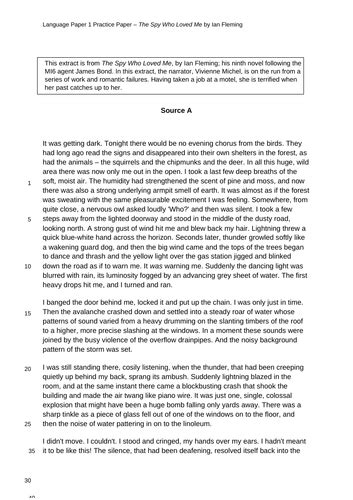 Aqa English Language Paper 1 Practice Papers X 3 Teaching Resources