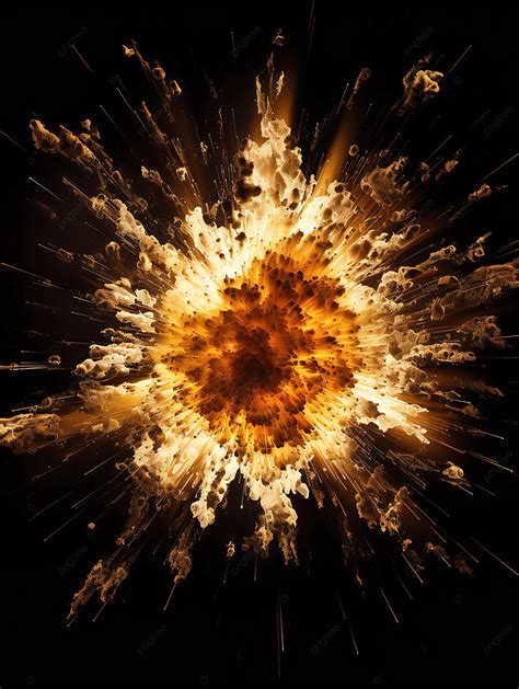 Flame Burning Smoke Explosion Gunpowder Bomb Visual Effects Advertising