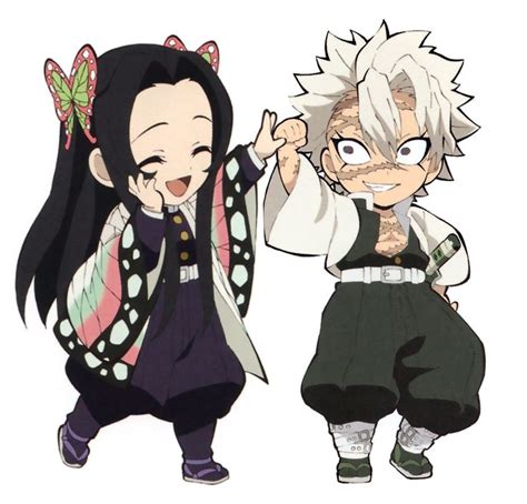 Kanae And Sanemi Chibi In 2023 Anime Chibi Chibi Chibi Characters
