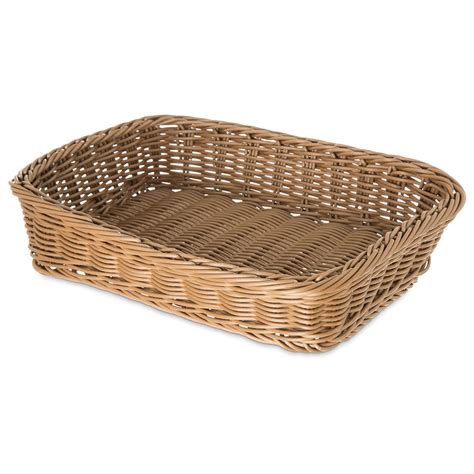 Carlisle 655225 Rectangular Bread Basket 115 X 85 X 275
