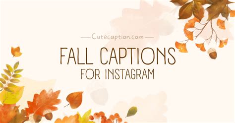 Capturing Autumn Vibes Fall Captions For Instagram Posts Cute Caption